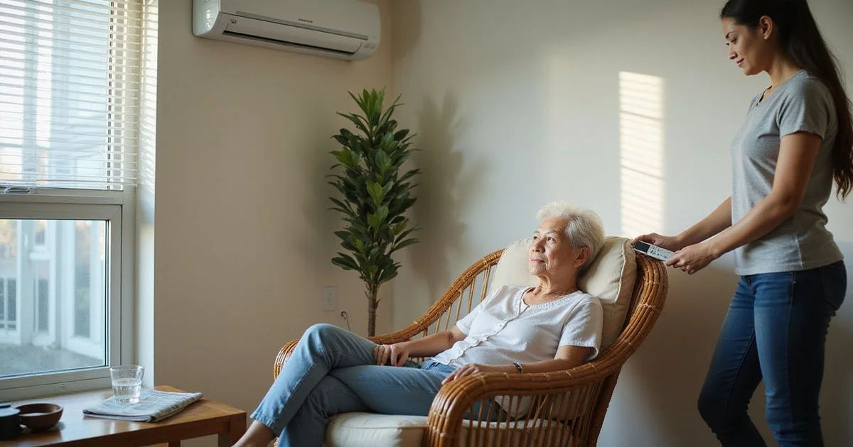 Aircon and heat safety for elderly family members in Singapore