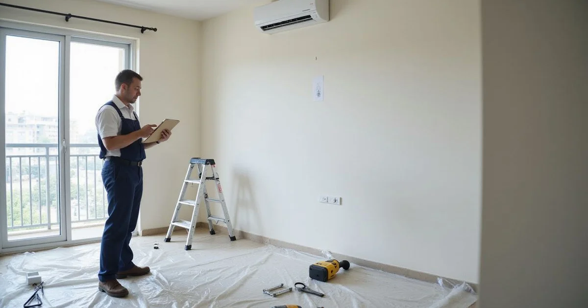 Aircon installation checklist for a new BTO or resale flat