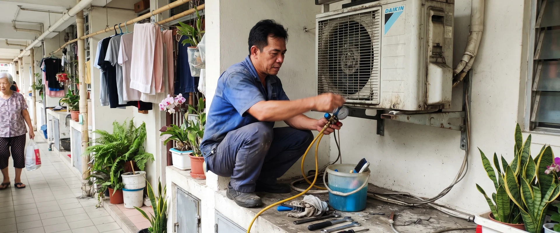 Gas Top-Up & Chemical Cleaning